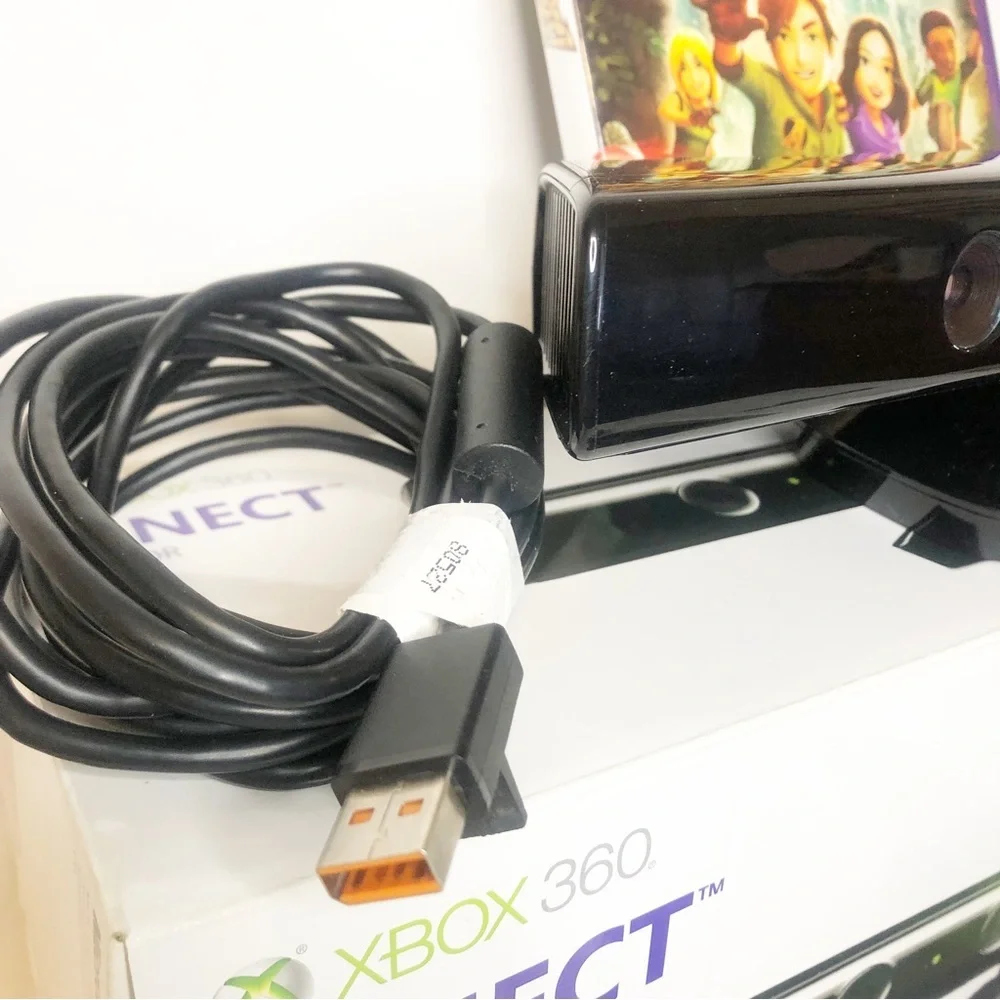 Microsoft Xbox 360 Kinect Sensor w/Adventures Game (2010)